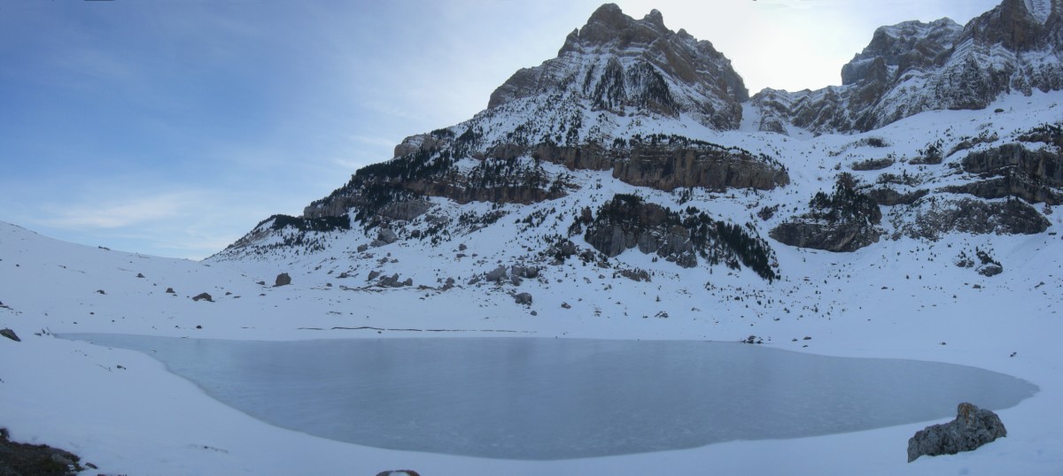Ibón de Piedrafita - Rutas de raquetas Valle de Tena